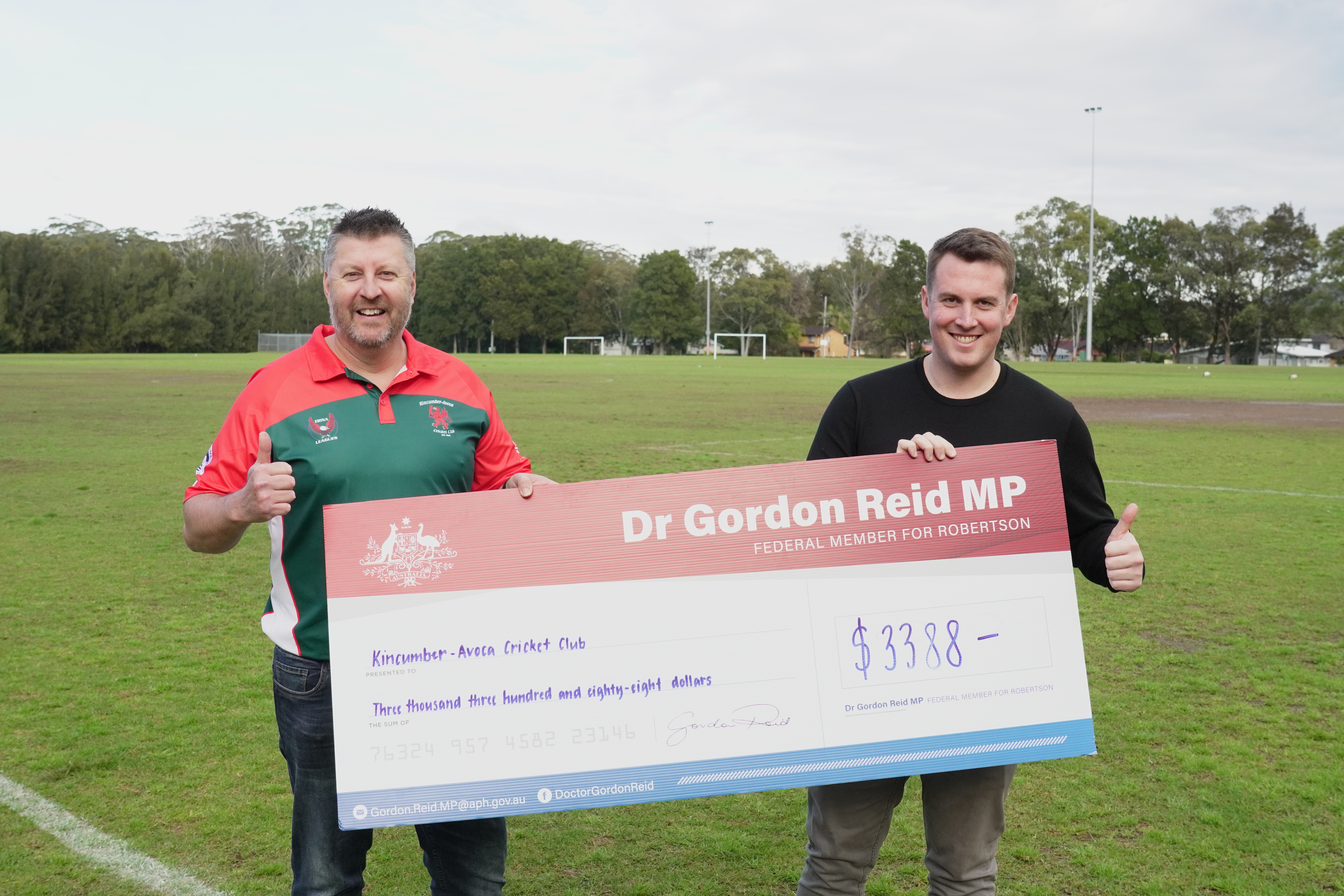 NEW EQUIPMENT ON THE WAY FOR KINCUMBER AVOCA CRICKET CLUB  Main Image