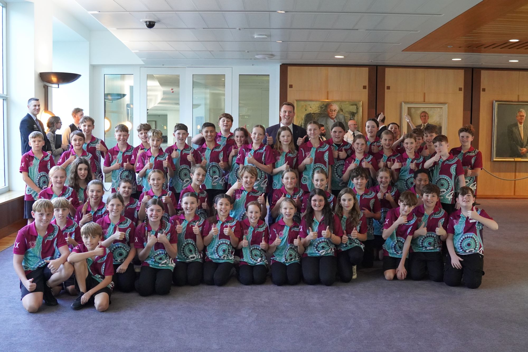 BRISBANIA PUBLIC SCHOOL VISITS PARLIAMENT HOUSE Main Image