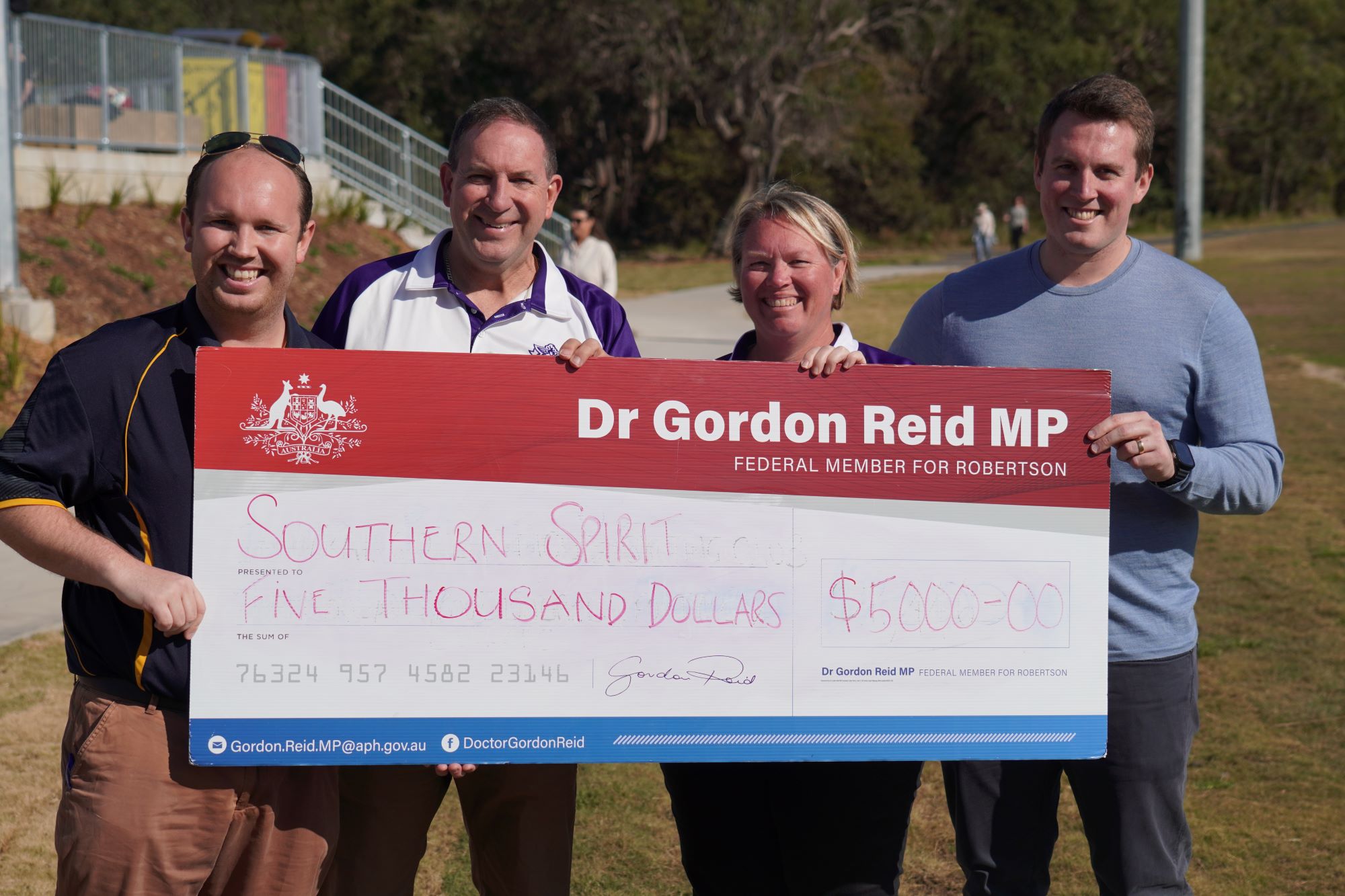 NEW EQUIPMENT FOR SOUTHERN SPIRIT CRICKET CLUB Main Image