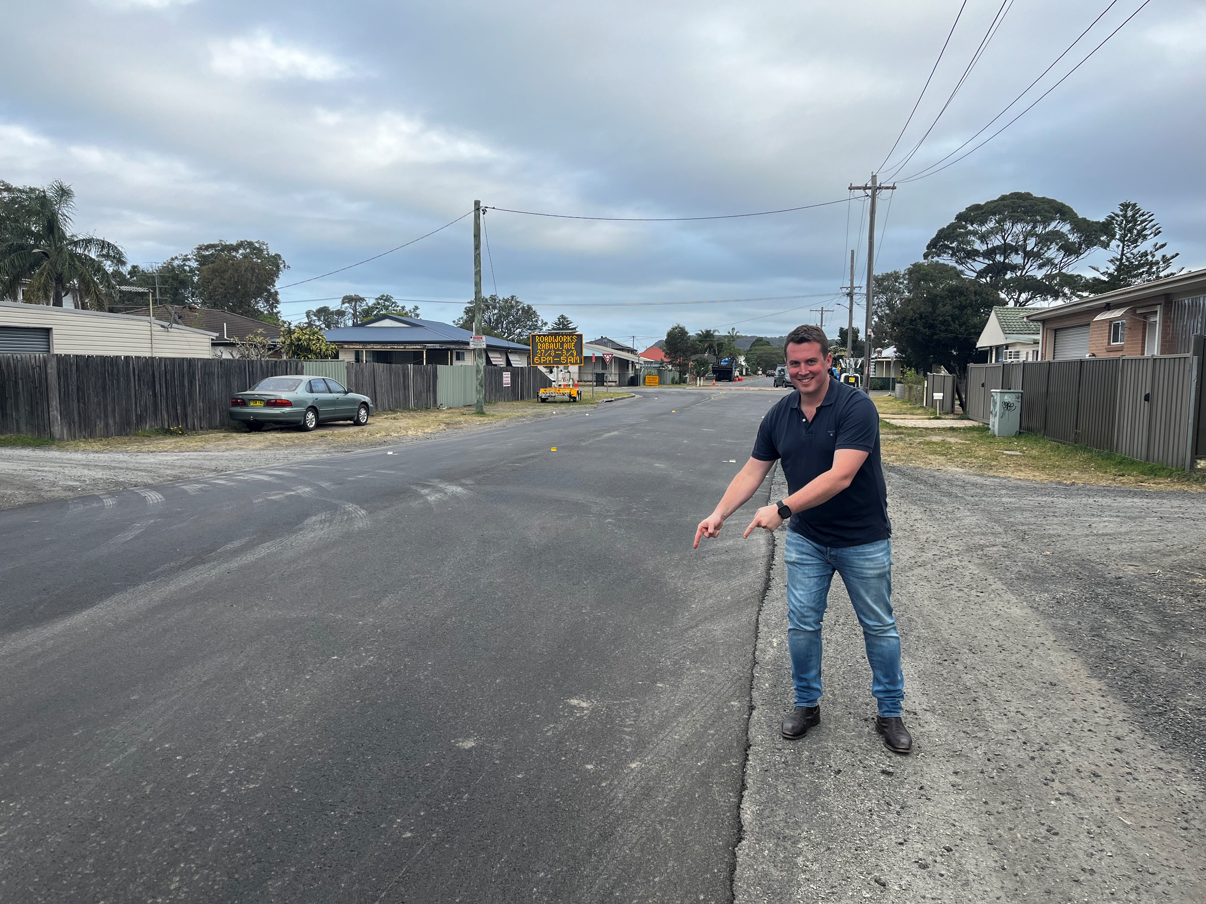 DR REID WELCOMES RESURFACING OF RABAUL AVENUE, UMINA BEACH Main Image