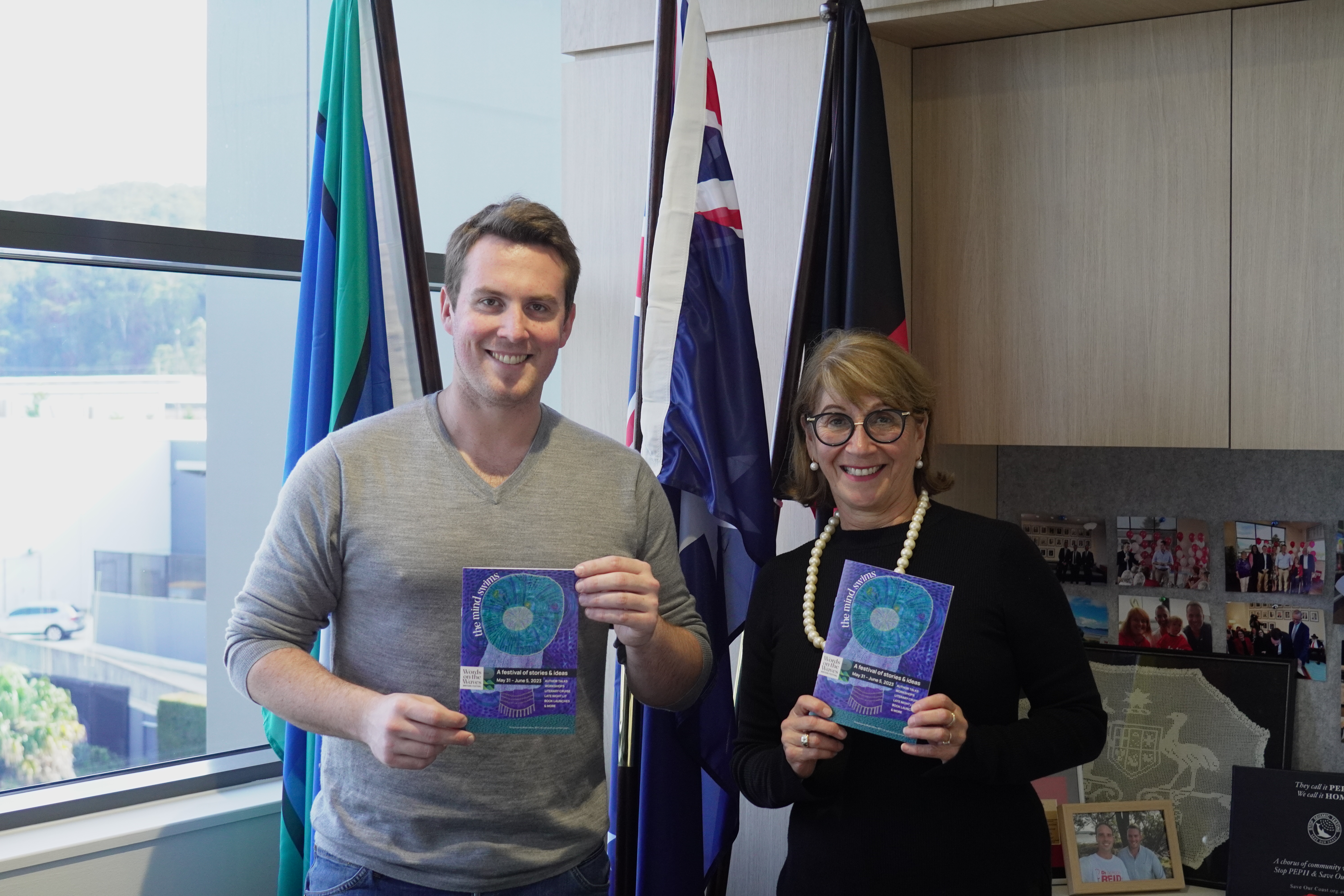 DR REID SUPPORTS WORDS ON THE WAVES WRITERS’ FESTIVAL Main Image